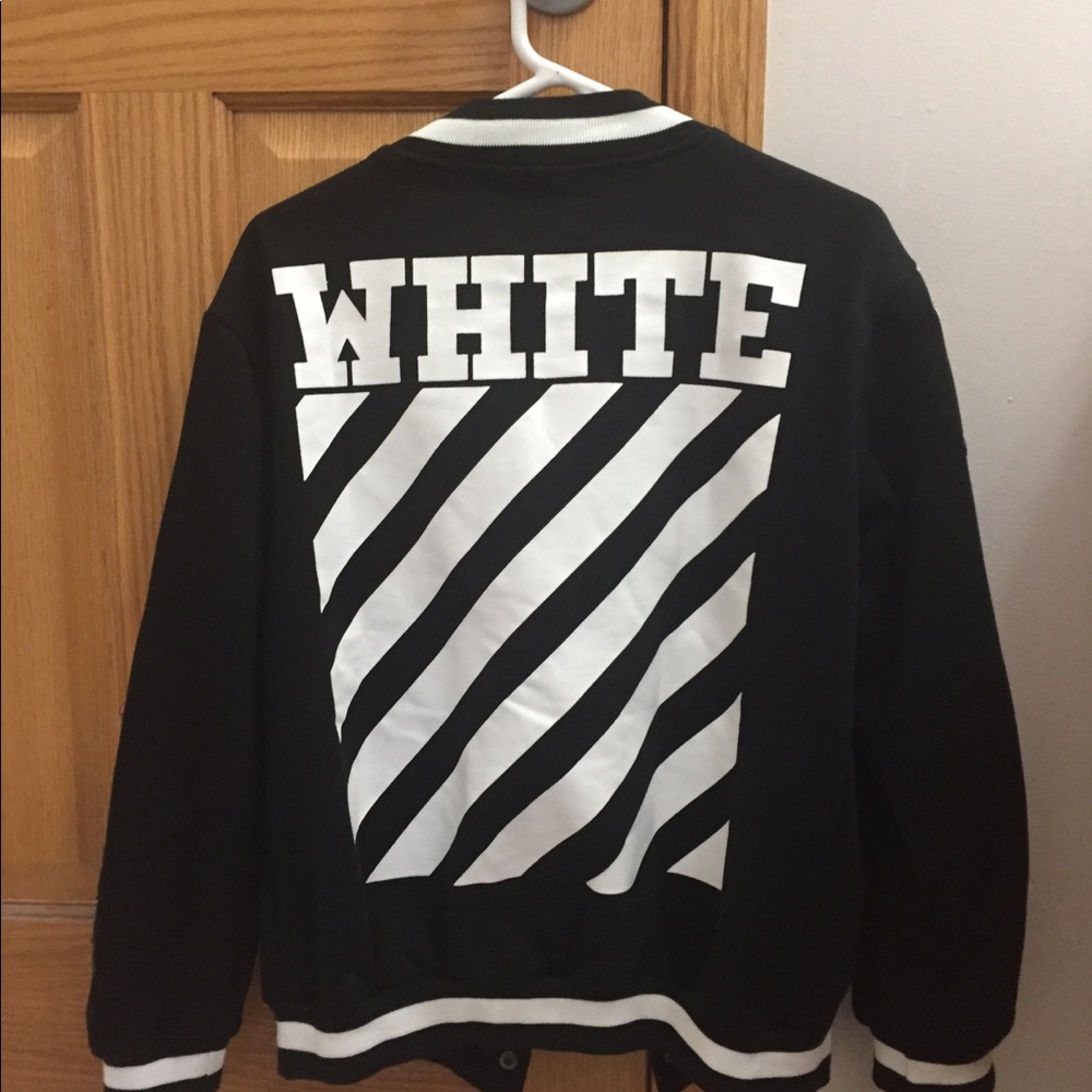 Luxury designer varsity jacket